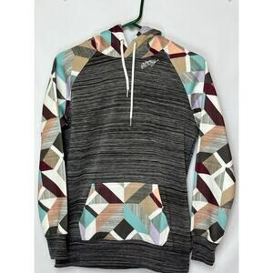 Hooey Women’s Size Small Multicolored Long Sleeve Pullover Hoodie Festival Style